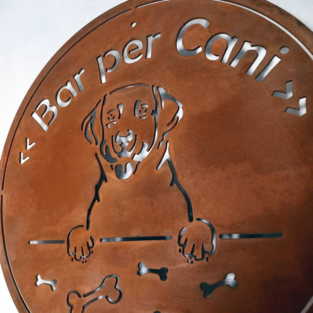 Targa bar per cani